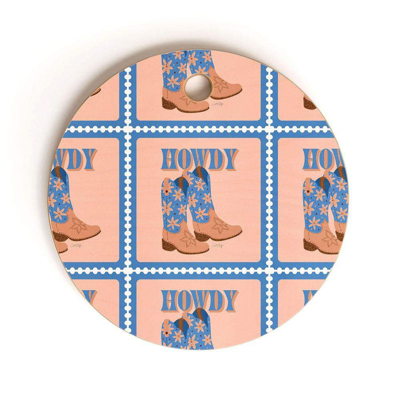 Deny Designs Howdy Cowgirl Cutting Board