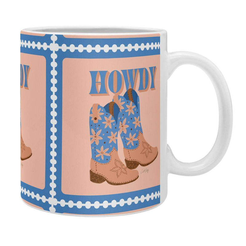 Deny Designs Howdy Cowgirl Coffee Mug