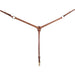 Exotic Overlay 1 Inch Breast Collar with Dot Border