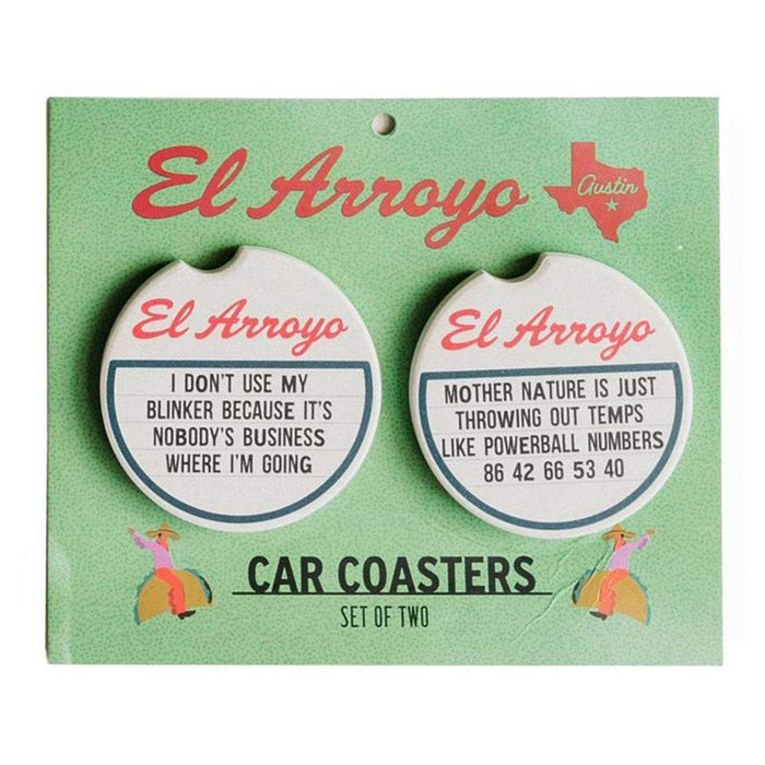El Arroyo Mother Nature Car Coaster Set