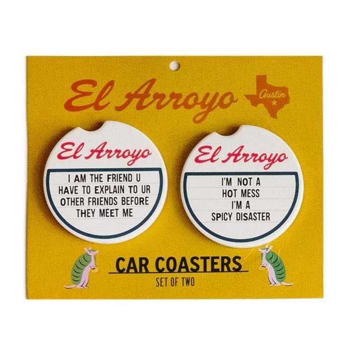 Spicy Disaster Car Coaster Set