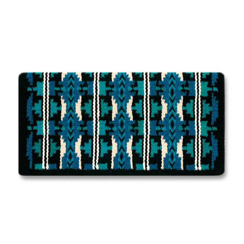 1464-5 Broken Arrow 38inx34in NEW ZEALAND WOOL SADDLE BLANKET