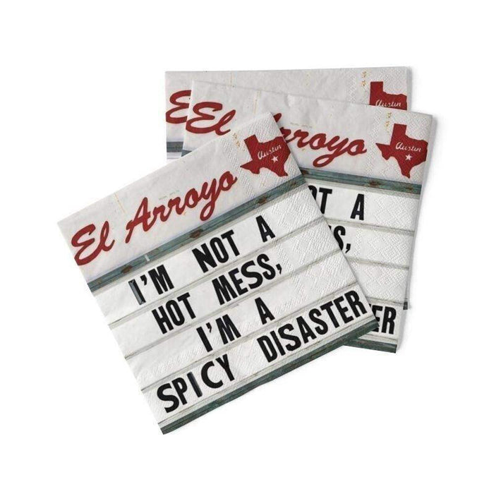 El Arroyo Spicy Disaster Cocktail Napkins