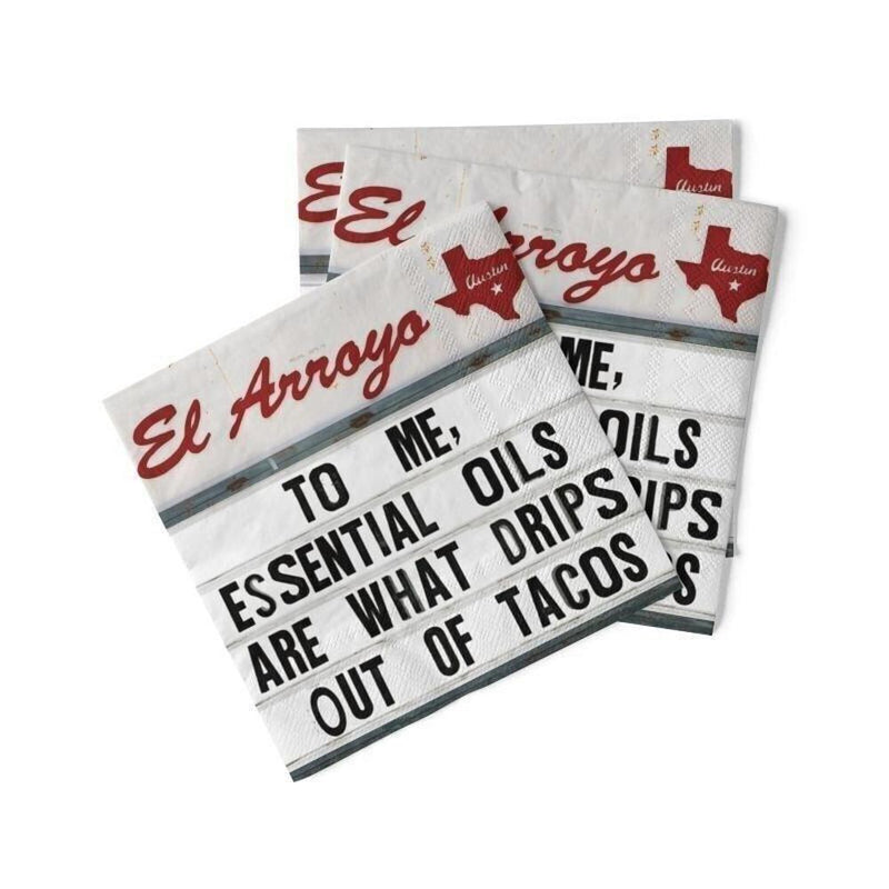 Essential Oils Cocktail Napkins