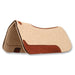 SHP7001 Wool Felt Contour Saddle Pad -1 W/ 1/2 Foam Rubber 32X32
