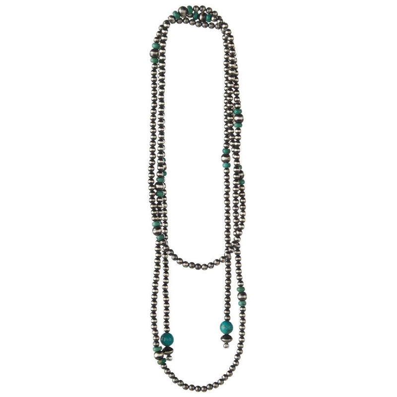 Navajo Pearl Long Lariat Necklace