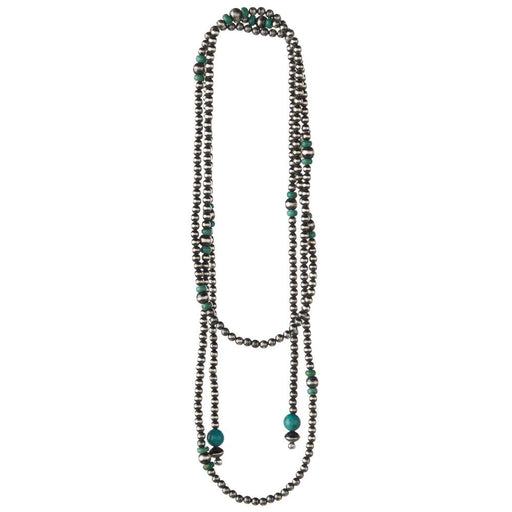 Navajo Pearl Long Lariat Necklace