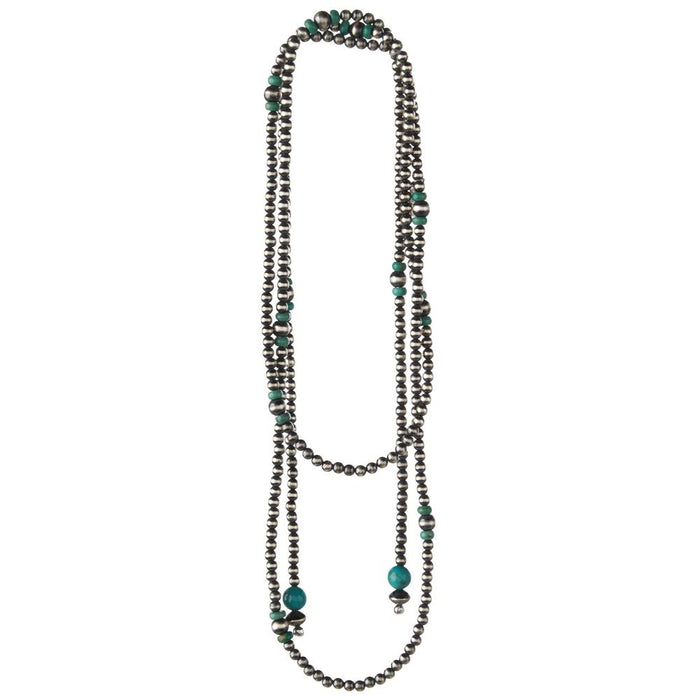 Navajo Pearl Long Lariat Necklace