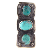 3 Turquoise Stone Belt Keeper