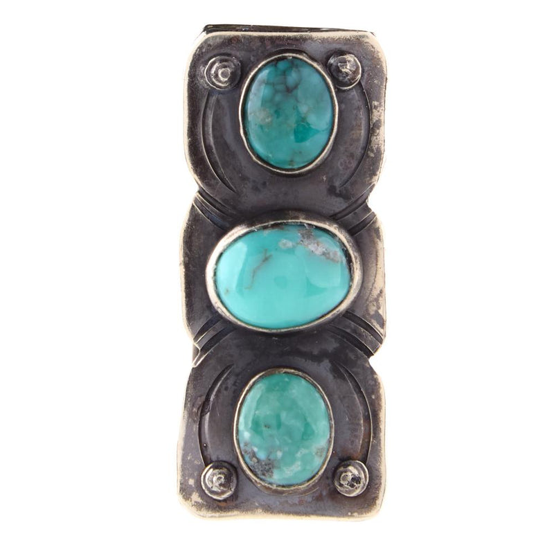3 Turquoise Stone Belt Keeper