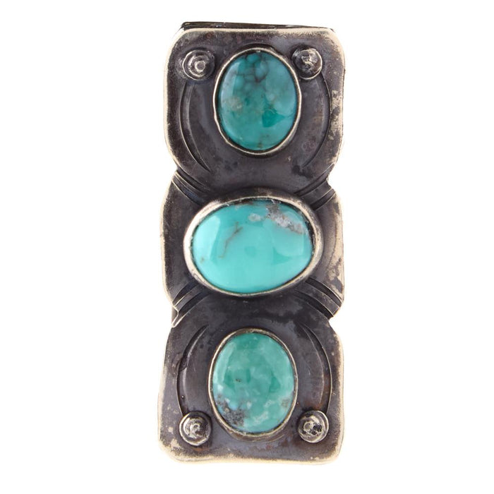 3 Turquoise Stone Belt Keeper