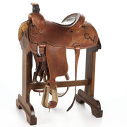 Bar M Saddlery 14.5in Used Team Roping Saddle