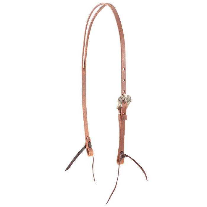 Deadwood Buckle Harness Leather Split Ear Headstall