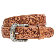 Men's Natural Embossed Belt