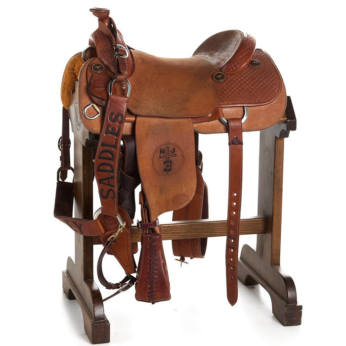 16in Used Team Roping Saddle
