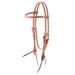 Deadwood Buckle Harness Leather Browband Headstall