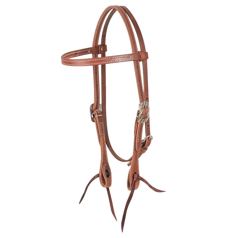 Bandera Buckle Harness Leather Browband Headstall