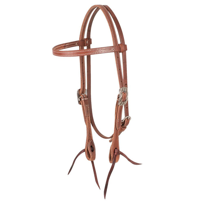 Bandera Buckle Harness Leather Browband Headstall