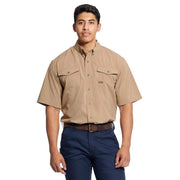 Ariat Men's Rebar VentTek Khaki Work Shirt