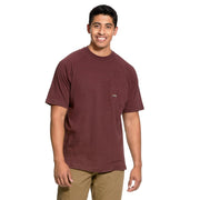 Men's Rebar Burgundy Cotton Strong Shirt