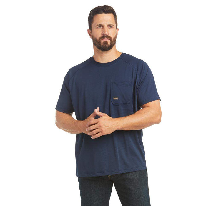 Men's Rebar Navy Heat Fighter Shirt