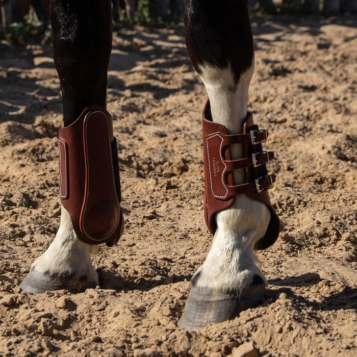 Medium Leather Splint Boots