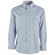 Men's Classic Blue Plaid Button Down