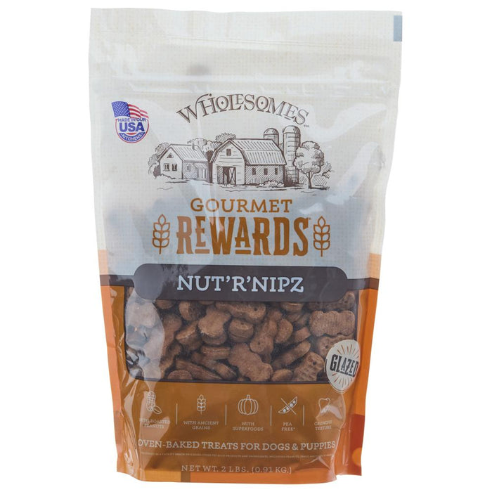 Wholesomes Rewards Nut R Nipz Biscuit Dog Treats