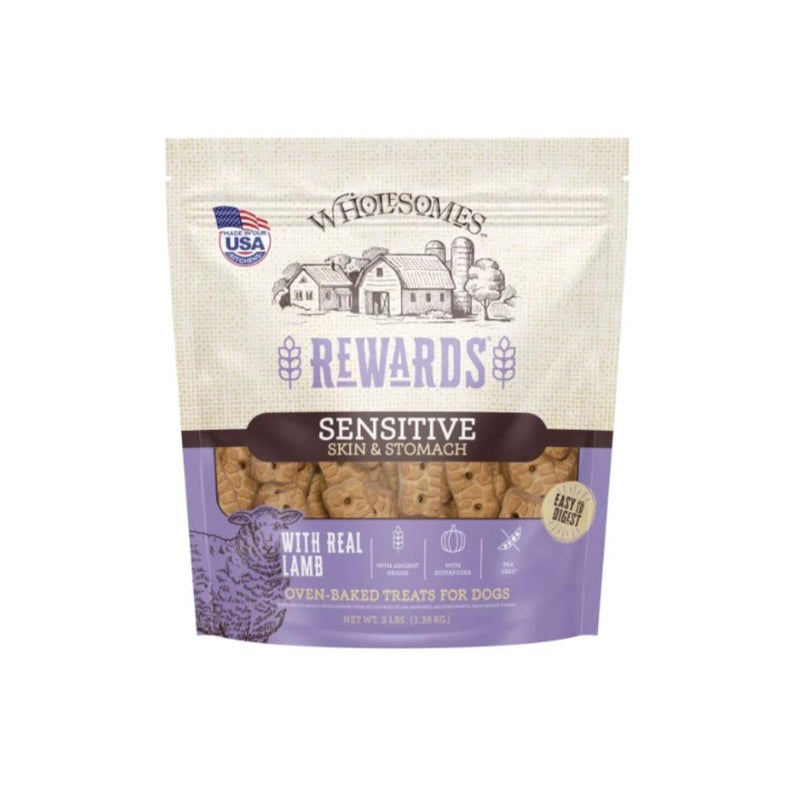 Wholesomes Sensitive Skin & Stomach Lamb Bites 3lb