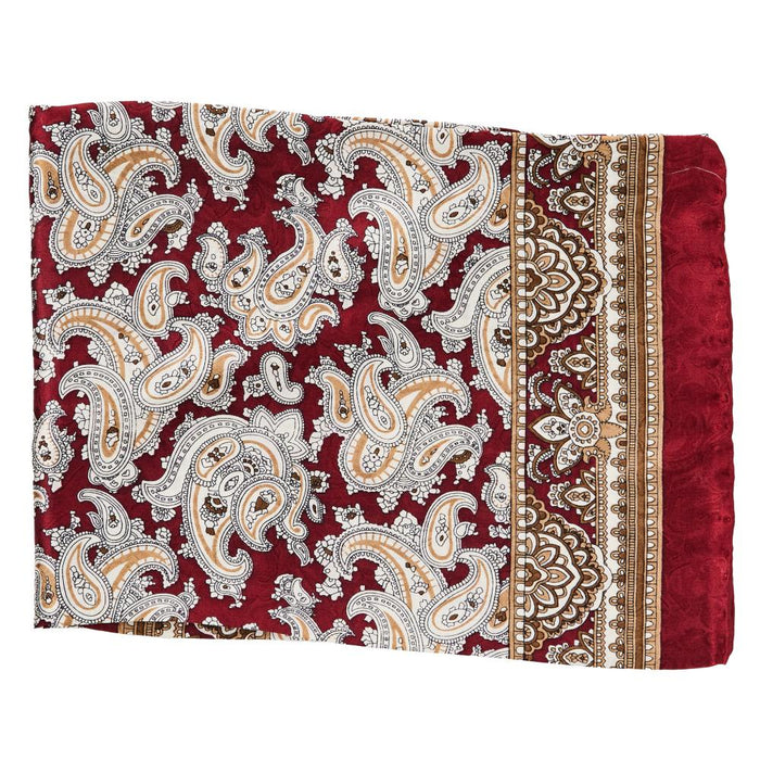 Cherry and Honey Paisley Wildrag