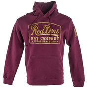 Mens Maroon Logo Hoodie
