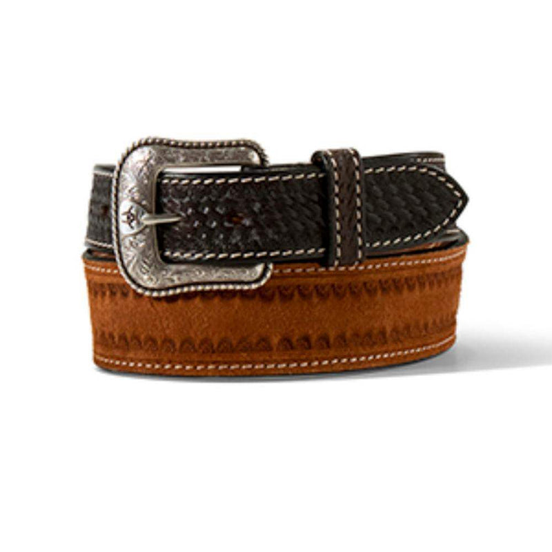 Ariat Men's Basket Weave Tan Belt