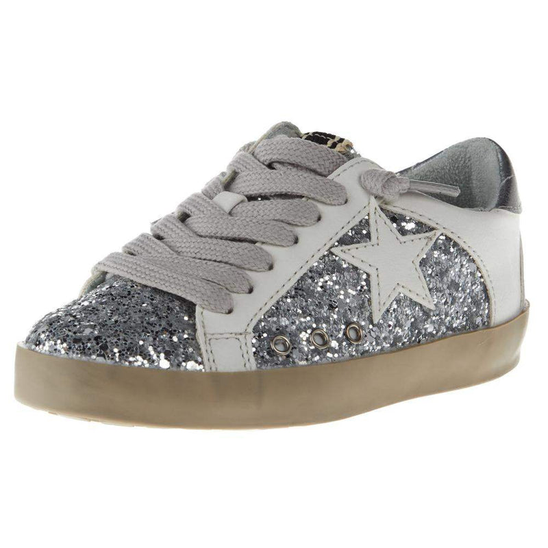 Paris Toddlers Silver Sparkle Shoes