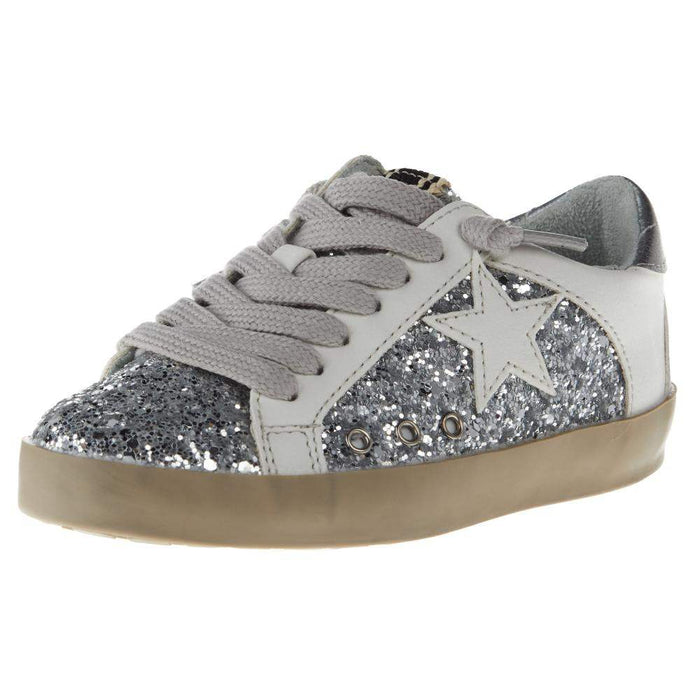 Paris Toddlers Silver Sparkle Shoes
