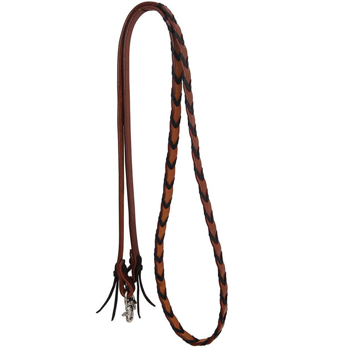 Leather Laced Barrel Reins