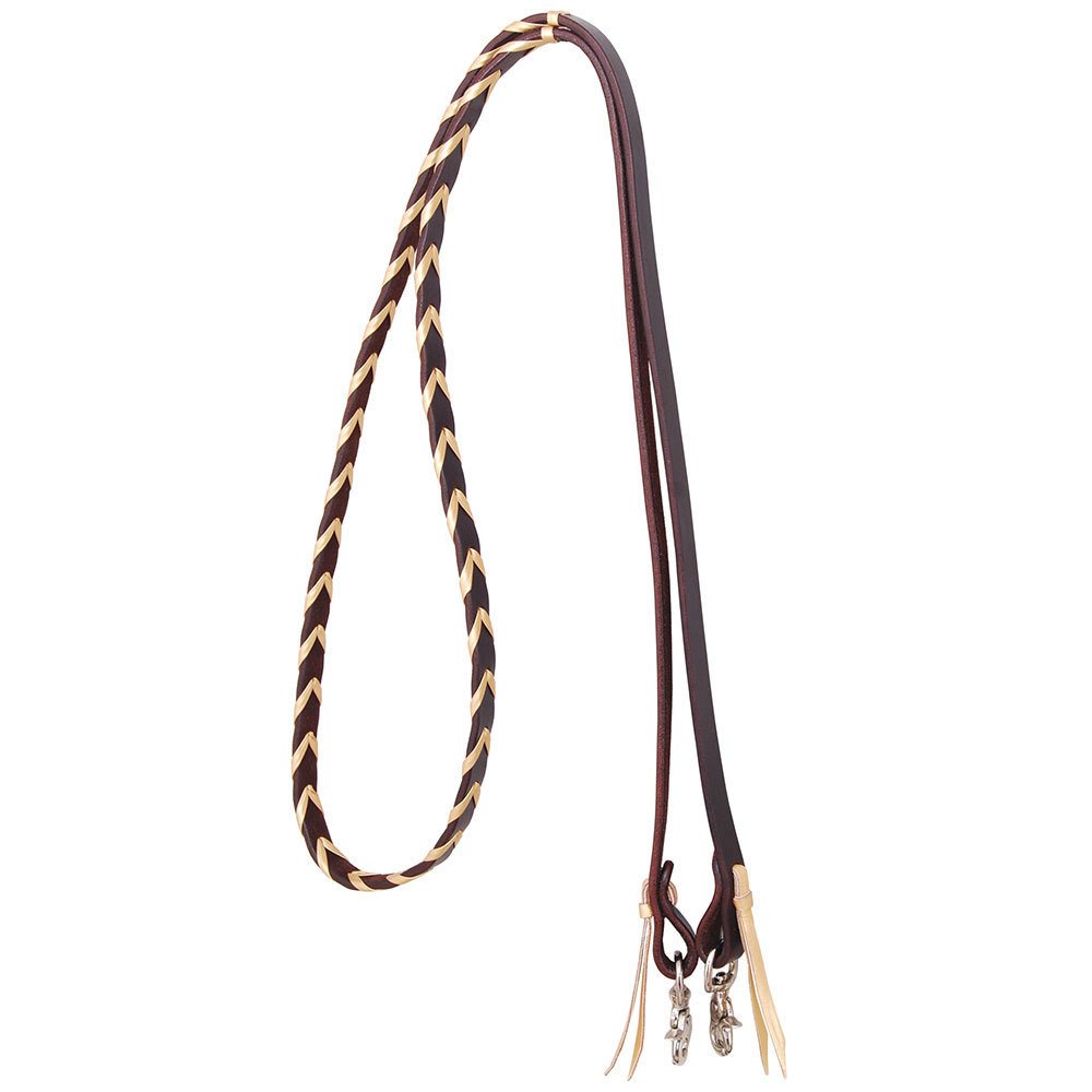 Rafter T Ranch Company Leather Laced Barrel Reins