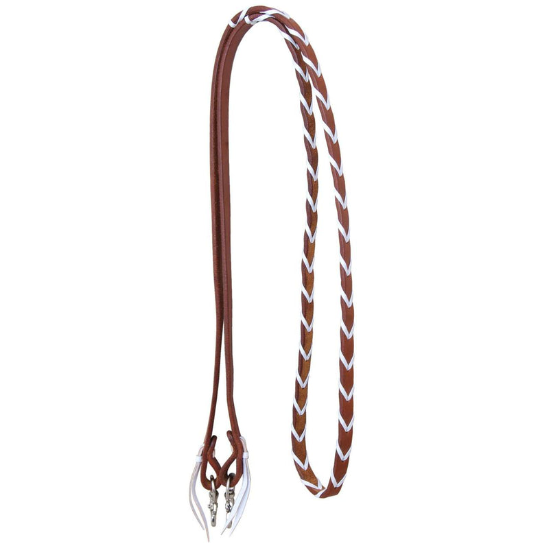 Leather Laced Barrel Reins