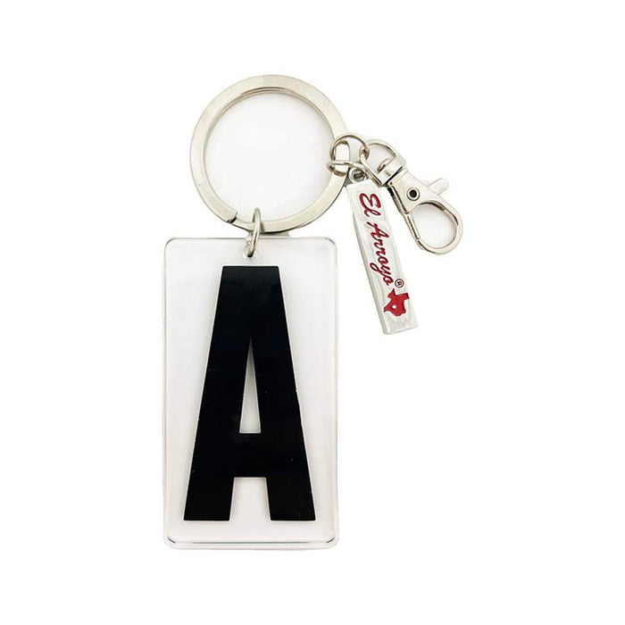 Marquee Letter A Keychain