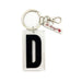 Marquee Letter D Keychain