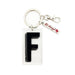 Marquee Letter F Keychain