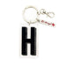 Marquee Letter H Keychain