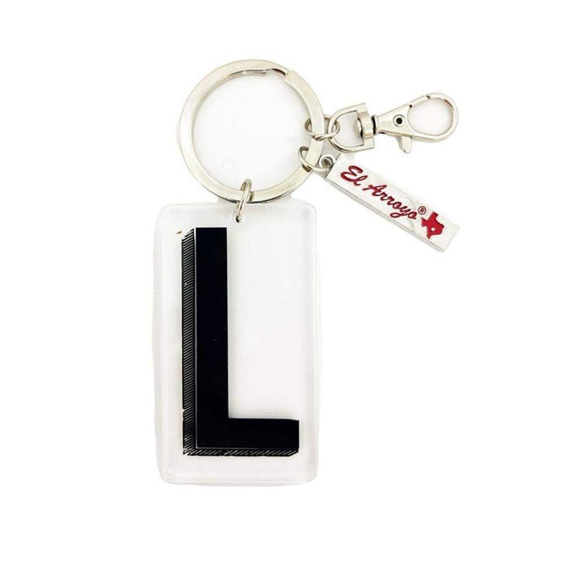 Marquee Letter L Keychain