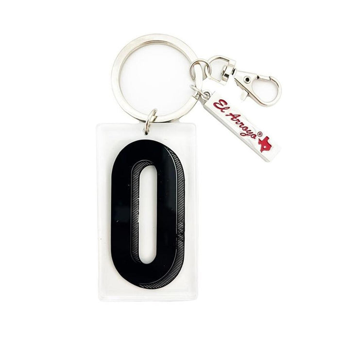 Marquee Letter O Keychain