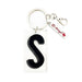 Marquee Letter S Keychain