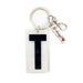 Marquee Letter T Keychain