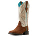 Womens Round Up Ruidoso Cedar Roughout 12 In Top Cowgirl Boot