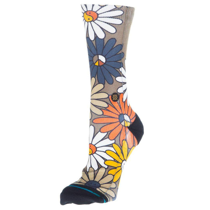 Stance Unisex Trippy Fields Casual Mid Cushion Crew Sock