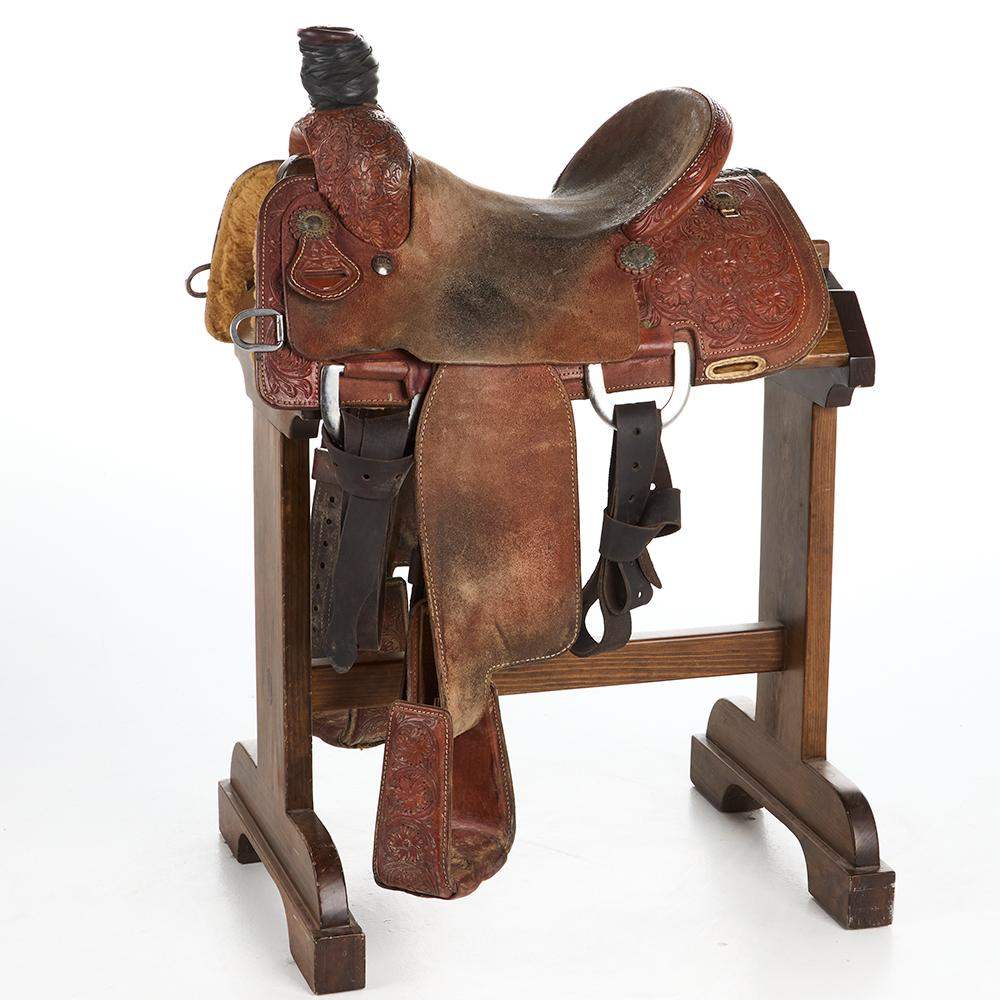 NRS Used 15in RC Team Roping Saddle