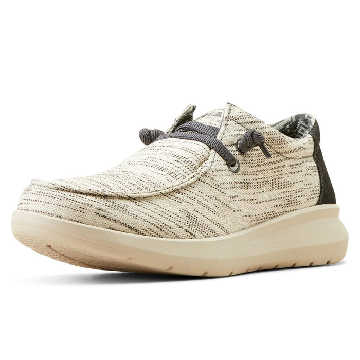 Mens Hilo Heathered White Casual Shoe