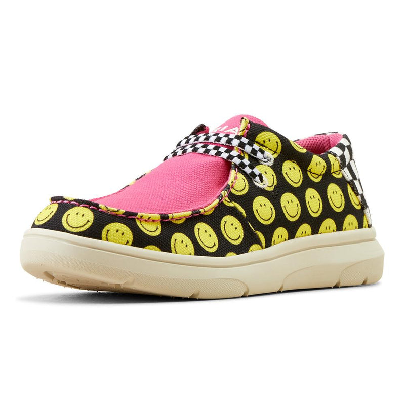 Kids Hilo Hot Pink All Smiles Casual Shoe